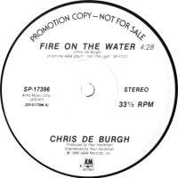 Chris DeBurgh: Fire On the Water US promo 12-inch