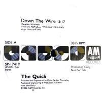 Quick: Down the Wire US promo 12-inch