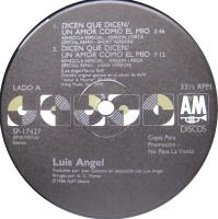 Luis Angel: Dicen Que Dicen/Un Amor Como El Mio US promo 12-inch
