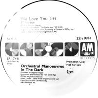 Orchestral Manoeuvres in the Dark: We Love You US promo 12-inch