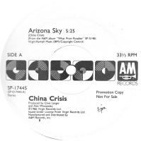 China Crisis: Arizona Sky US promo 12-inch