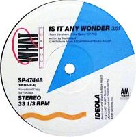 Ideola: Is It Any Wonder US promo 12-inch custom label