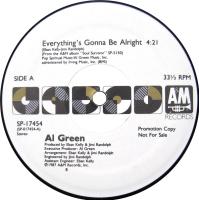 Al Green: Everything's Gonna Be Alright US promo 12-inch