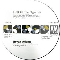 Bryan Adams: Heat Of the Night US promo 12-inch