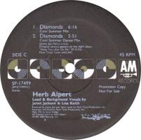 Herb Alpert: Diamonds US promo 12-inch