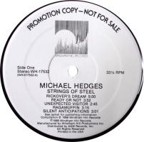 Michael Hedges: Strings Of Steel US promo vinyl album
