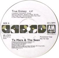 Ta Mara & the Seen: True Ecstasy US promo 12-inch
