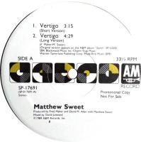 Matthew Sweet: Vertigo US promo 12-inch