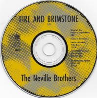Neville Brothers: Fire and Brimstone US promo CD single