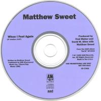 Matthew Sweet: When I Feel Again US promo CD single
