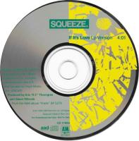 Squeeze: If It's Love US promo CD single