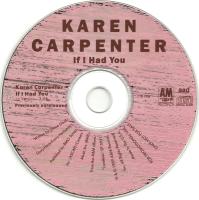 Karen Carpenter: If I Had You US promo CD single