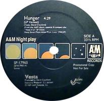 Vesta Williams: Hunger US promo 12-inch