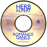 Herb Alpert: Romance Dance US promo CD single