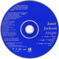Janet Jackson: Alright US promo CD single