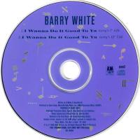 Barry White: I Wanna Do It Good to Ya US promo CD single