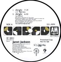 Janet Jackson: Alright US promo 12-inch