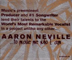 Aaron Neville: To Make Me Who I AM US promo CD album