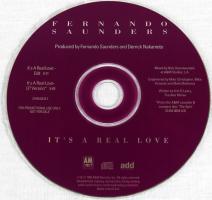 Fernando Saunders: It's a Real Love US promo CD single