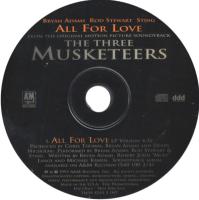 Bryan Adams & Rod Stewart & Sting: All For Love US promo CD single