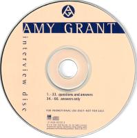 Amy Grant: Interview Disc US promo CD album
