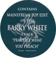 Barry White: Practice What You Preach US CD sticker