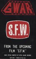 GWAR: S.F.W. US CD sticker