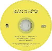 Innocence Mission: Bright As Yellow US promo CD single