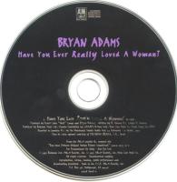 Bryan Adams: Have You Every Really Loved a Woman US promo CD single