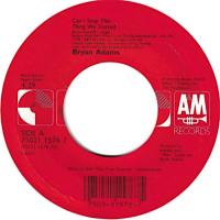 Bryan Adams: Can't Stop This Thing We Started US 7-inch