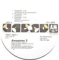 Awesome 3: Possessed US promo 12-inch