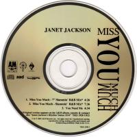Janet Jackson: Miss You Much US CD single