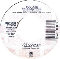Joe Cocker: You Are So Beautiful US 7-inch reissue