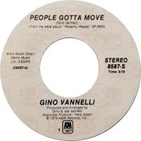 Gino Vannelli: People Gotta Move US 7-inch reissue