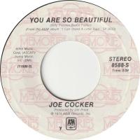 Joe Cocker: You Are So Beautiful US 7-inch reissue