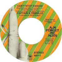 Captain & Tennille: Can't Stop Dancin' US 7-inch reissue