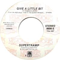 Supertramp: Give a Little Bit US 7-inch reissue