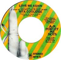Rita Coolidge: Love Me Again US 7-inch reissue