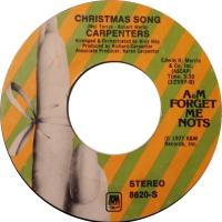 Carpenters: Christmas Song US 7-inch reissue