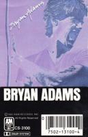 Bryan Adams self-titled US cassette album reissue