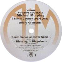 Michael Murphey: Cosmic Cowboy Souvenir US vinyl album reissue
