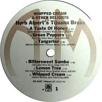Herb Alpert & the Tijuana Brass: Whipped Cream & Other Delights US vinyl album reissue