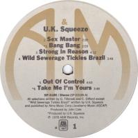 Britain Squeeze US self-titled US vinyl album reissue