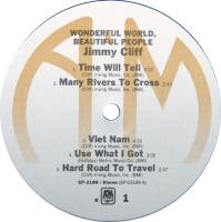 Jimmy Cliff: Wonderful World, Beautiful People US vinyl album reissue