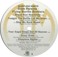 Sleepless Nights US vinyl album reissue