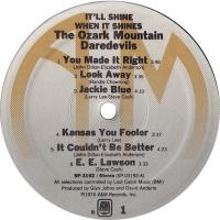 Ozark Mountain Daredevils: It'll Shine When It Shines US vinyl album reissue