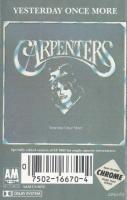 Carpenters: Yesterday Once More US cassette album