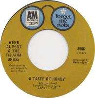 Herb Alpert & the Tijuana Brass: A Taste Of Honey US 7-inch reissue