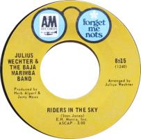 Baja Marimba Band: Riders In the Sky US 7-inch reissue