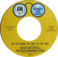 Baja Marimba Band: Do You Know the Way to San Jose US 7-inch reissue